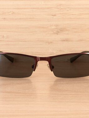 Share Dakota Smith Tenacity Eyeglasses Frame Brown Semi Rimless 54-18-140